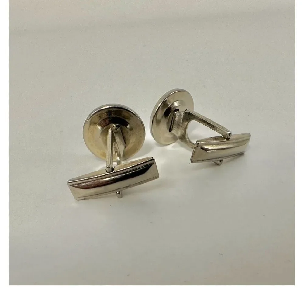 Pioneer vintage black  onyx cufflinks